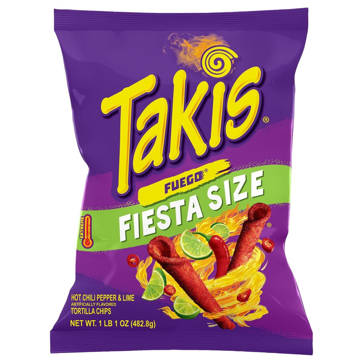 Takis Fuego Fiesta Tamaño 1 lb. 1 oz./Takis Fuego Fiesta Tamaño