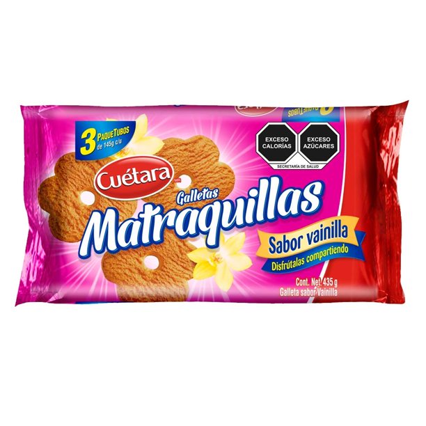 Cuetara Matraquillas Vainilla 435 g