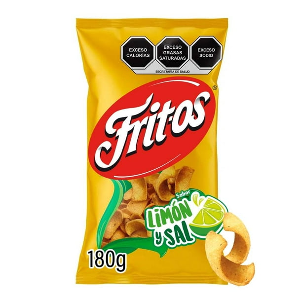 Fritos Sabor Sal Y Limón 180 gr./Sabor Frito Sal Y Limón