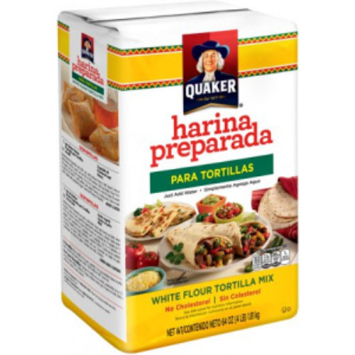 Quaker Harina Preparada Para Tortillas 4lbs