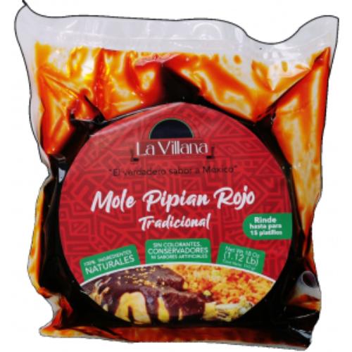 La Villana Mole Red Pipian 18oz / La Villana Mole Pipian Rojo 18oz