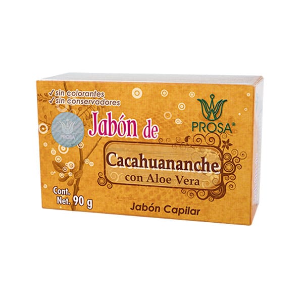 Jabón de Cacahuananche Aloe Vera 90 g.