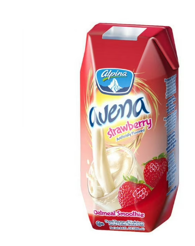 Alpina Oat Smoothie Strawberry 6 pack. / 40.2 oz.
