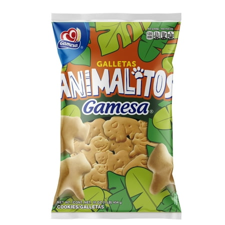Gamesa Animalitos Galletas con Forma de Animal Bolsa de 16 oz