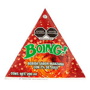 Boing Manzana Triangulo 200 ml./Boing Apple Triangle 200 ml.