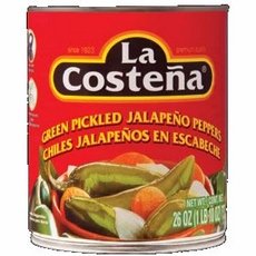 La Costena Chiles Jalapeños Encurtidos Verdes 26 Oz /Chiles jalapeños encurtidos verdes La Costena 26 Oz