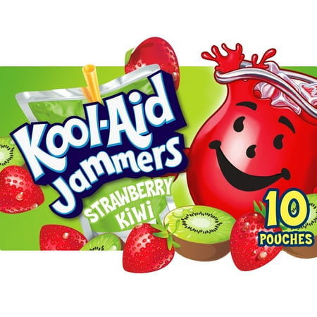 Kool Aid Jammers Strawberry Kiwi Kids 10 Ct