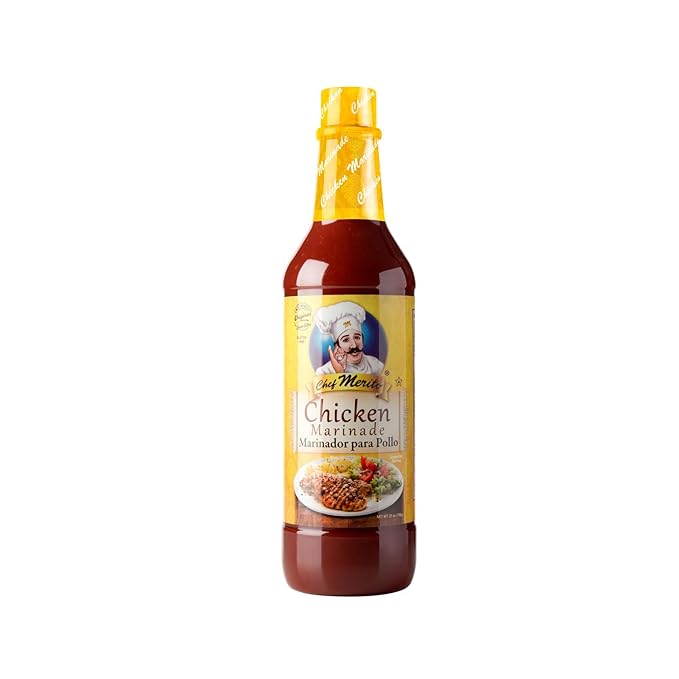 Adobo de pollo al estilo mexicano con ralladura de naranja y ajo del Chef Merito (25 oz, paquete de 1) | Botella grande