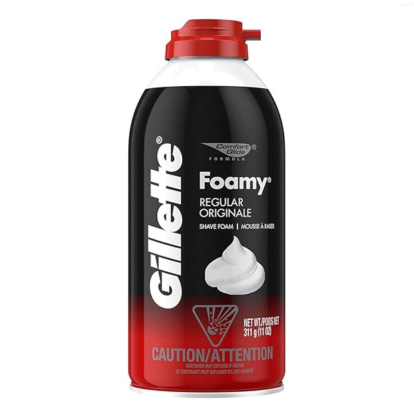 Gillette Foamy Regular 11 oz | Gillette Espumosa Regular 11 oz.