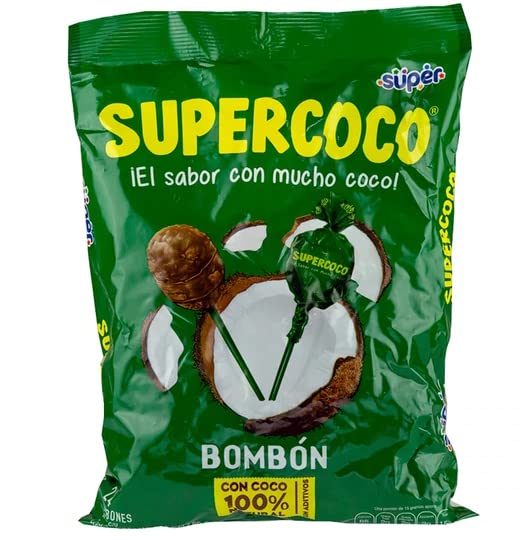 Super Coconut Lollipop 24 units.