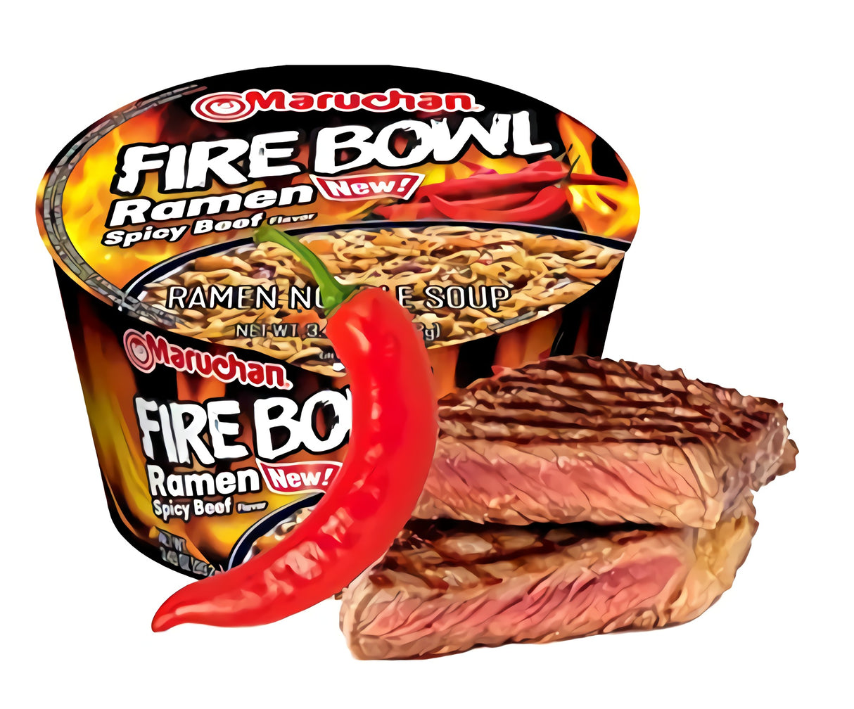 Maruchan Fire Bowl Carne Picante 3.49 oz./Maruchan Fire Bowl Carne Picante