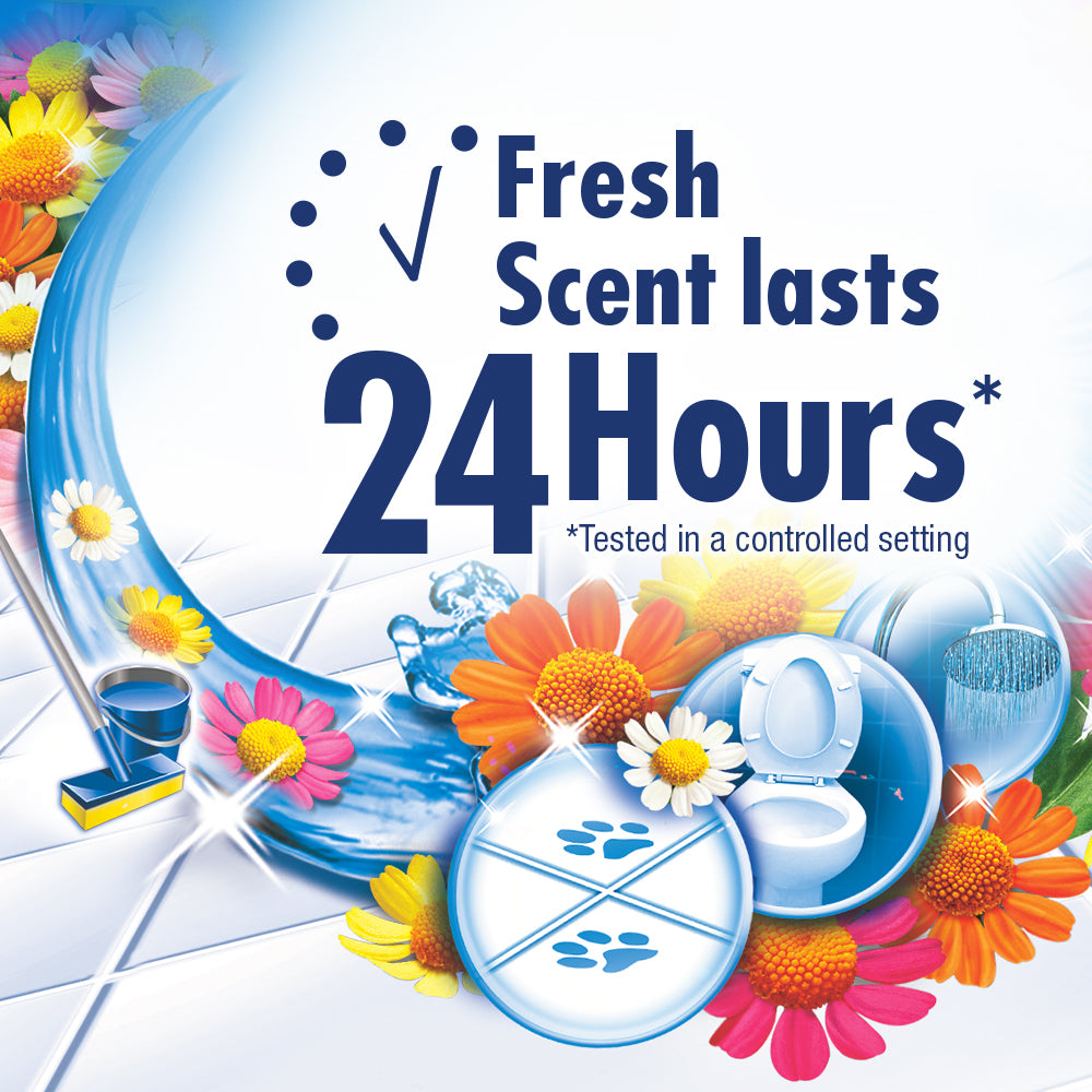 Fabuloso Liquid All Purpose Cleaner with Bleach Alternative, Spring Fresh / Fabuloso Limpiador líquido multiusos con alternativa al blanqueador, Spring Fresh