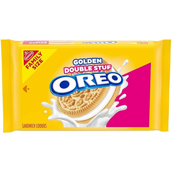Galletas Oreo doradas dobles rellenas, 18,71 oz.