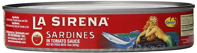 La Sirena Sardinas en salsa de tomate, 15 oz