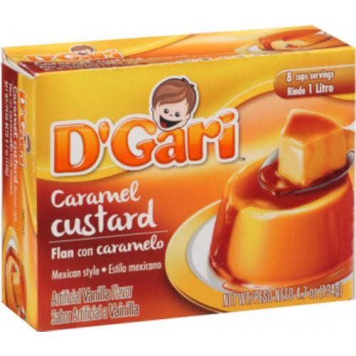 Flan de mezcla para natillas D'Gari de 4,7 oz