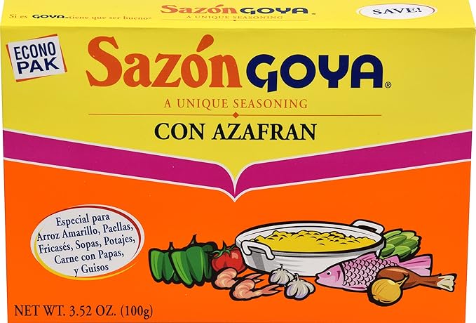 Sazon Goya Seasoning W/Saffron 3.52 oz. |