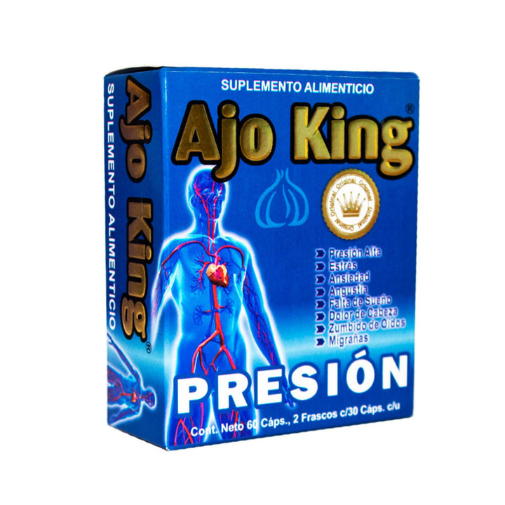 Ajo King Presion 60 caps./Presión del rey Ajo