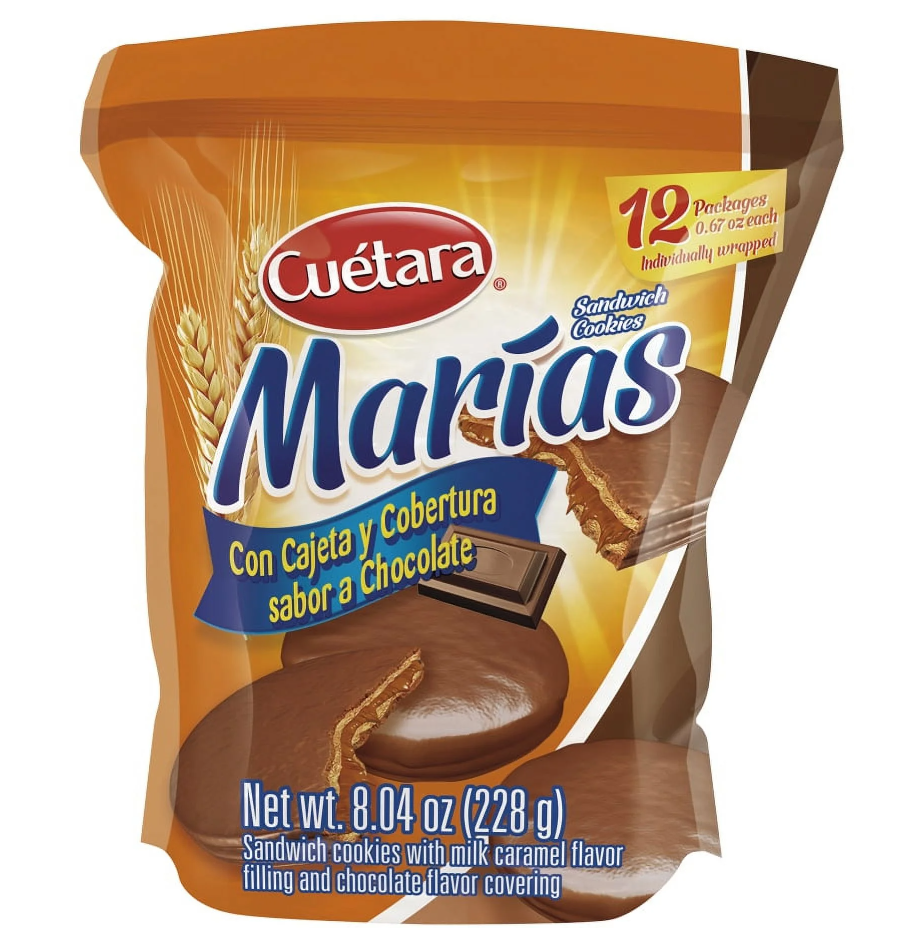 Cuetara Marias Cajeta y Chocolate 228 gr.