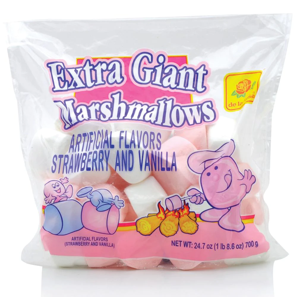 Malvaviscos DLR Extra Gigantes 24,7 oz. / 1 lb. 8,6 oz. / 700 gr.