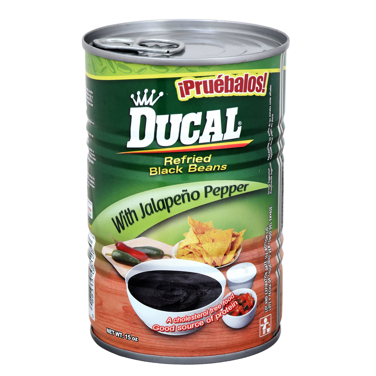 Frijoles Negros Refritos Ducales Con Jalapeño. 15 onzas / Ducal Frijoles Negros Refritos con Jalapeño 15oz