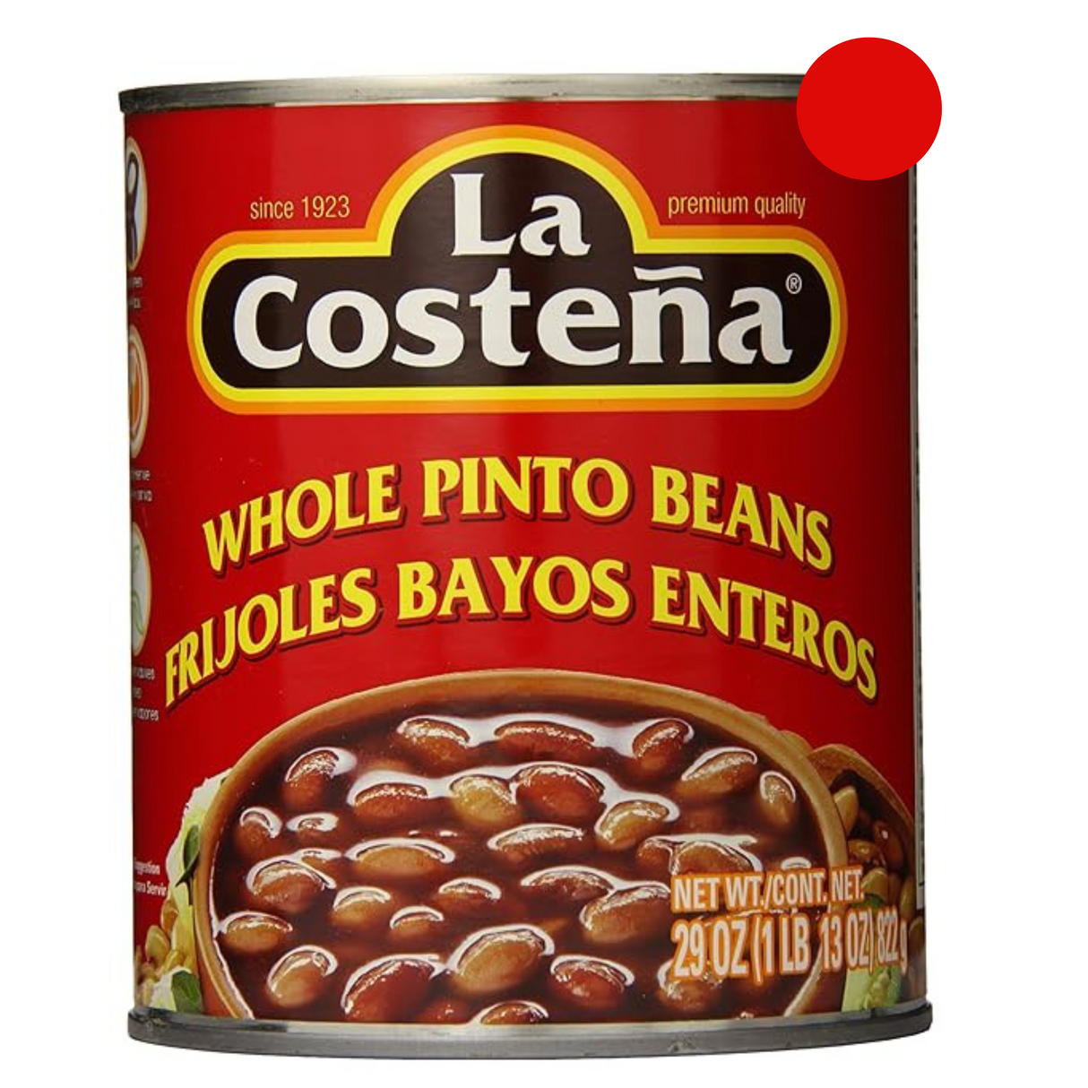 La Costena Frijoles Pintos Enteros / LA COSTENA Frijoles enteros pintos 29oz