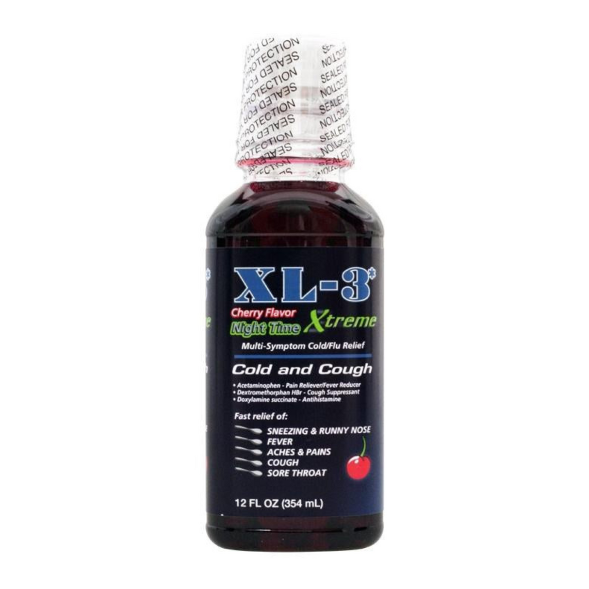 Jarabe XL-3 Xtreme Noche 12 oz.