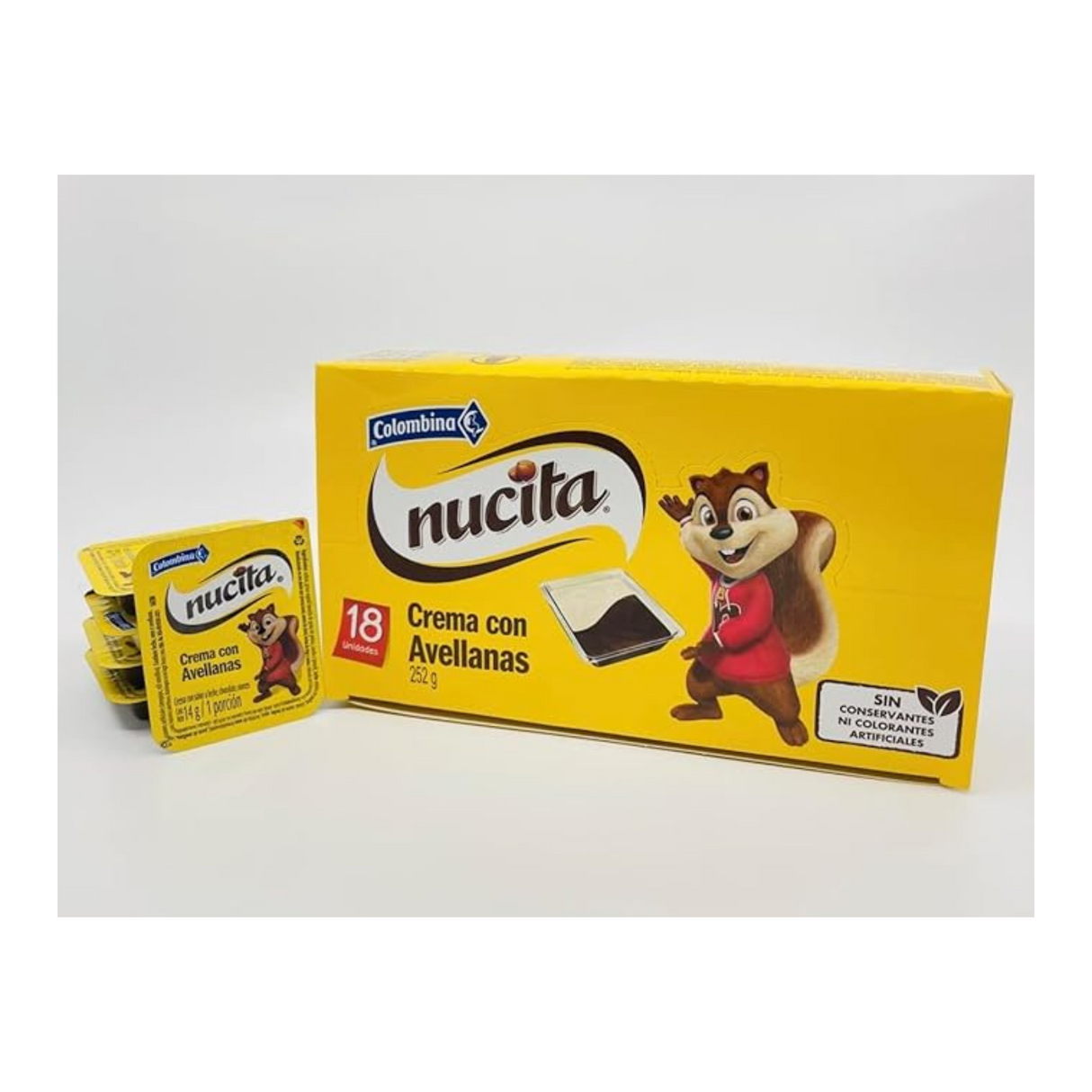 Colombina Nucita Hazelnut Cream, 8.89 oz - 18 Units (1 Pack)