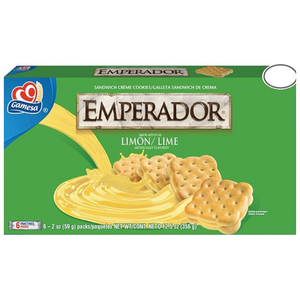 GAMESA Emperador Limón/Lime Galleta, 12.50 onzas