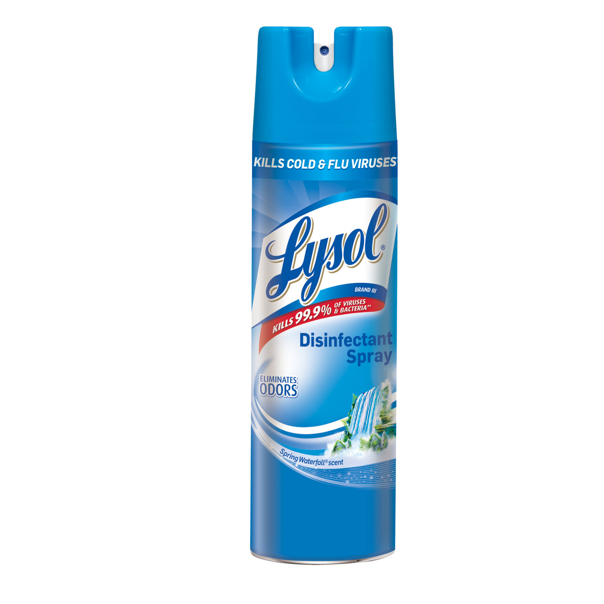 Lysol, Spray desinfectante, Aroma cascada de primavera, Elimina Olores / Lysol, Desinfectante en Aerosol, Cascada de Primavera, Elimina Olores
