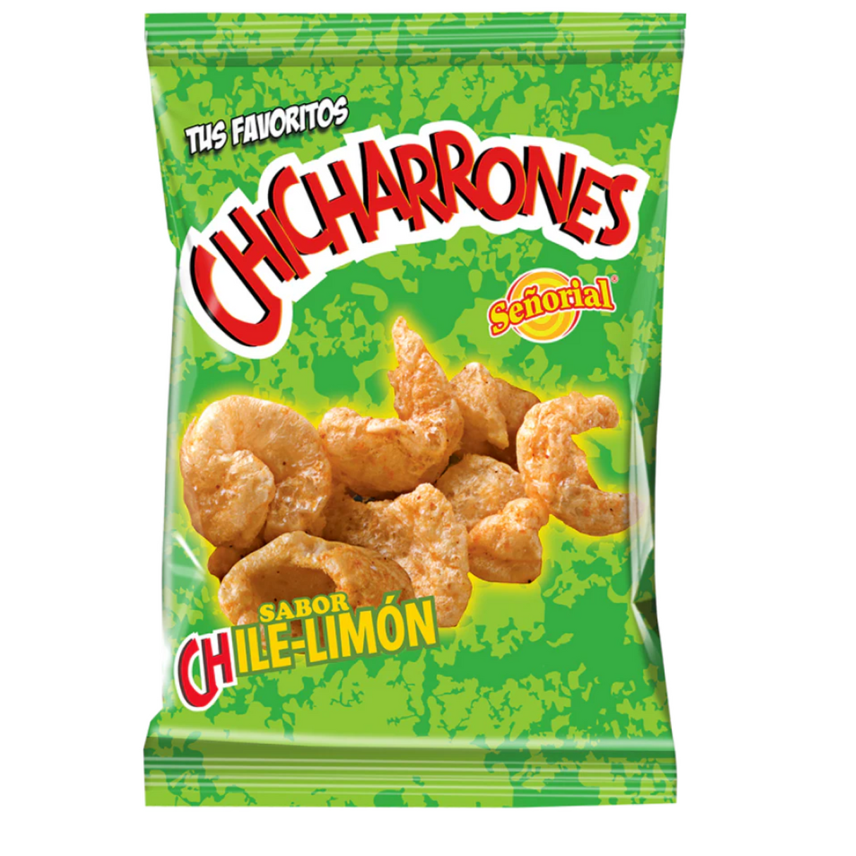 Senorial Chicharrones Chile Limon 2 oz./ Senorial Chicharrones Chile Limon