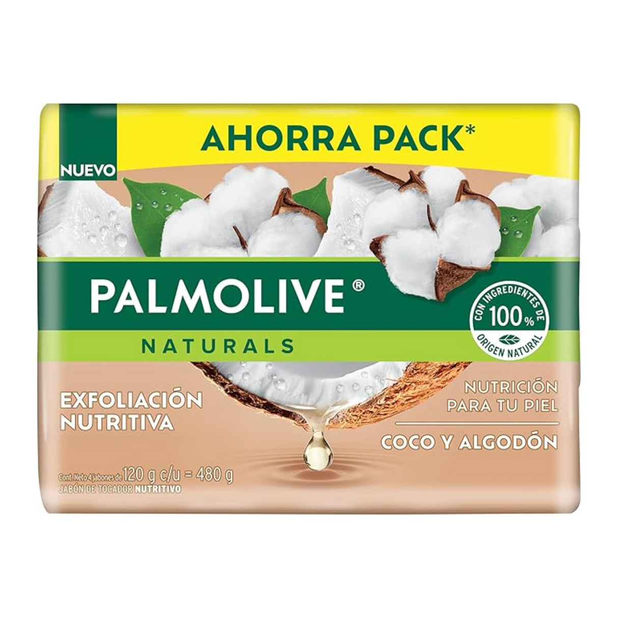 Palmolive Naturals Coco y Algodón 120 g.