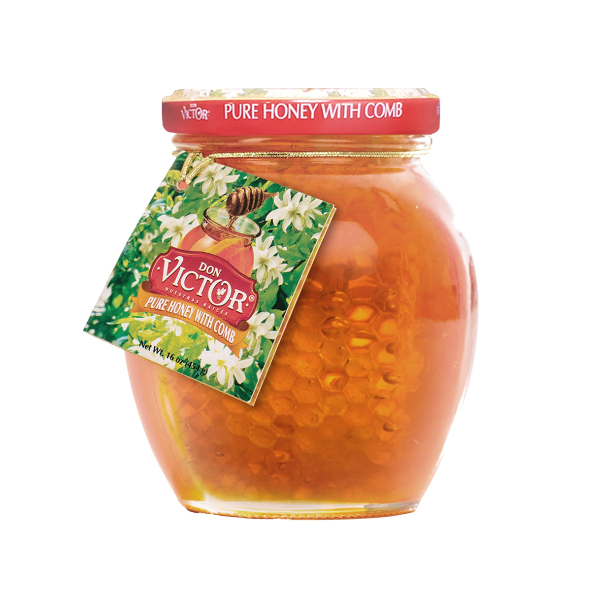 Don Victor Miel Pura con Peine, 16 oz, sin Alérgenos