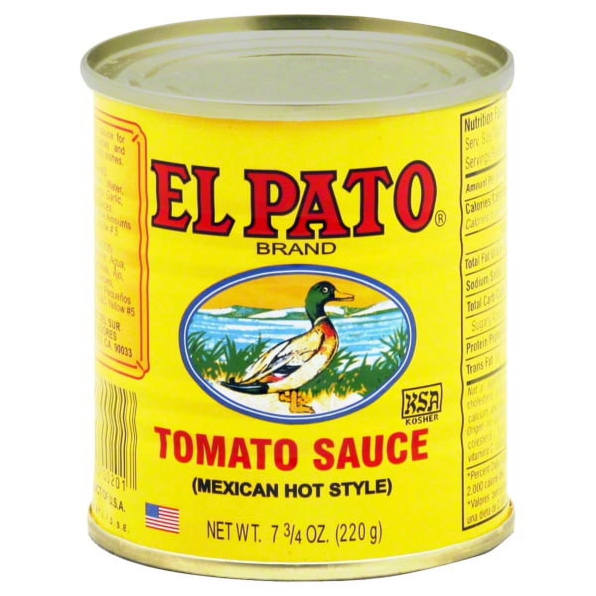 El Pato. Mexican Hot Style / El Pato. Salsa Picante Estilo Mexicana 7.75oz