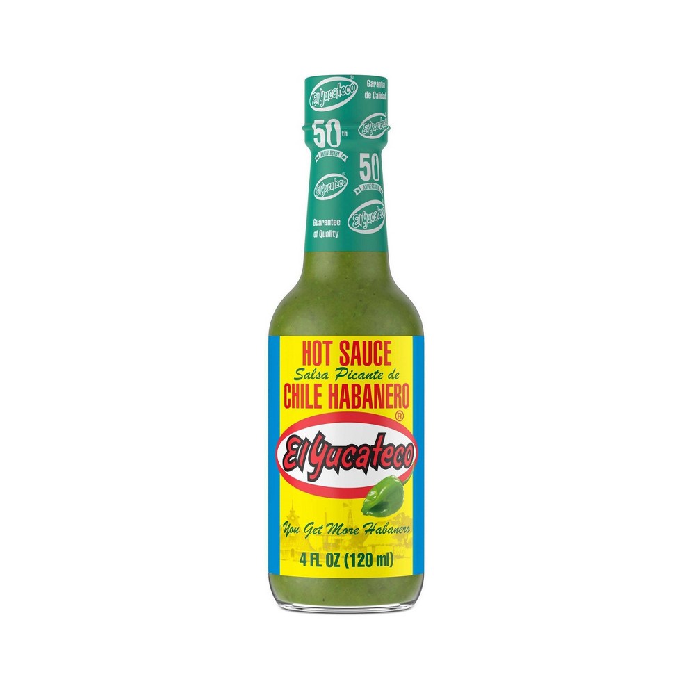 El Yucateco Chile Habanero Hot Green Sauce 4 oz.