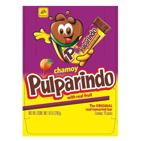 De la Rosa Pulparindo Chamoy – 20 Pc. 10 Oz. / De la Rosa Pulparindo Chamoy – 20 Pc. 10 Oz