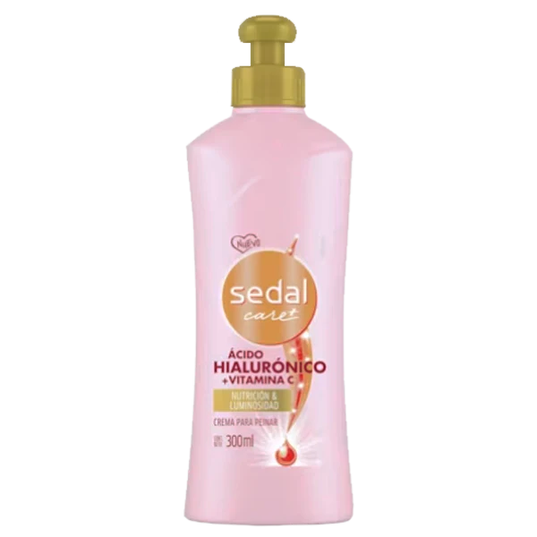 Sedal Styling Cream Hyaluronic Acid and Vitamin C 300ml / Crema para Peinar Ácido Hialurónico y Vitamina C
