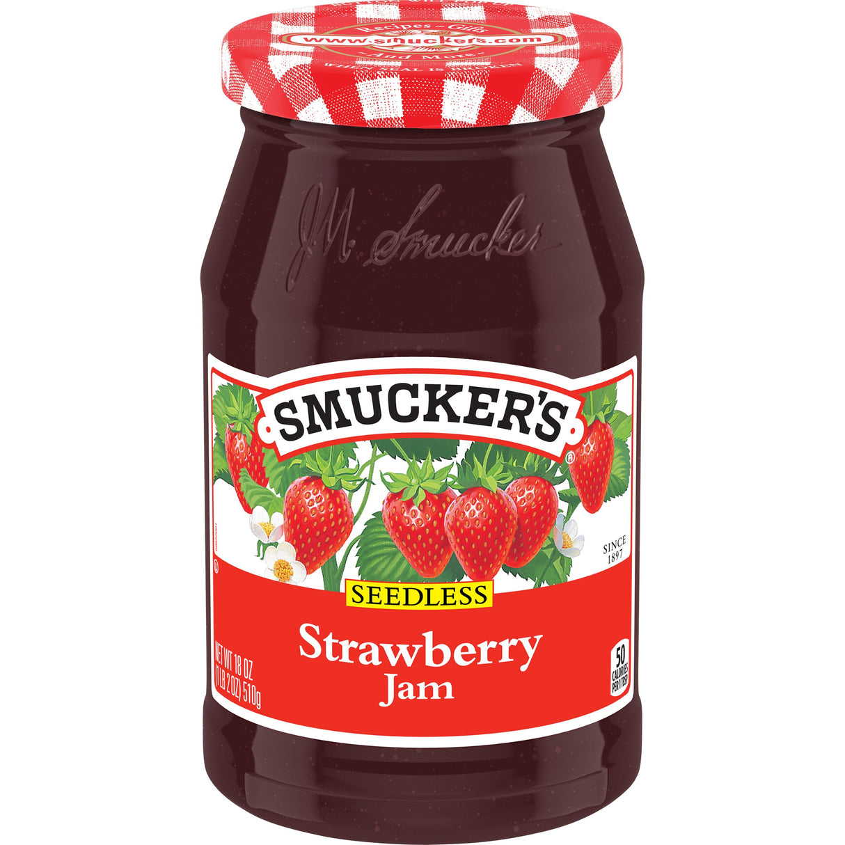 Smuckers Strawberry Jam 18 oz./Smucker's Mermelada de Fresa sin Semillas