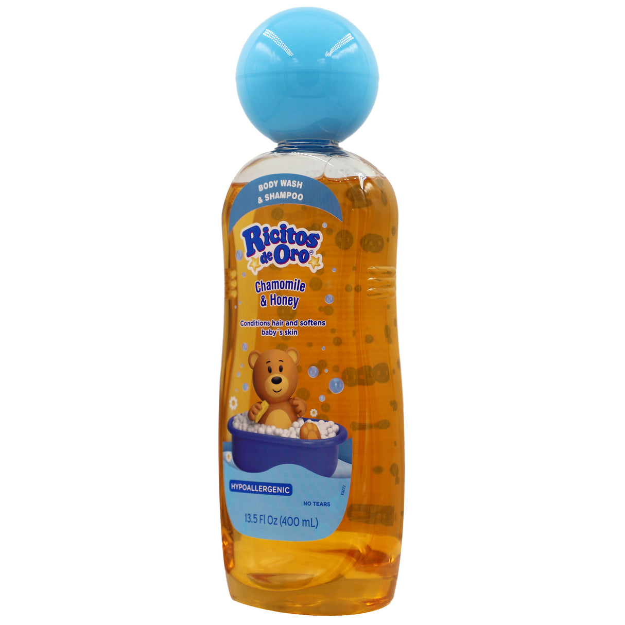 Ricitos De Oro Body Wash and Shampoo 2 in 1, 13,5 fl oz / Ricitos De Oro Gel de baño y Champú 2 in 1, 13,5 fl oz