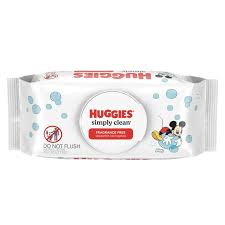 Huggies Simply Clean Baby Fragrance Wipes 16 oz / Huggies Simply Clean Toallitas con fragancia para bebés