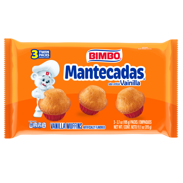 Bimbo Mantecadas Twin Packs 3 ud./Bimbo Mantecadas Paquetes Dobles 3 ud.