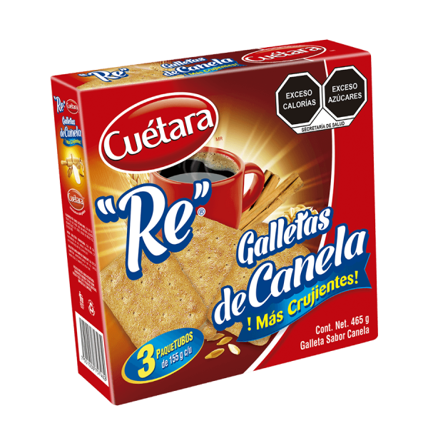 Cuetara Regalletas de Canela 465 g.