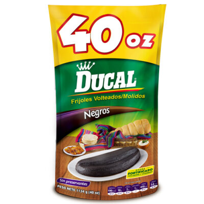 Frijoles negros refritos Ducal (Negros) 40oz