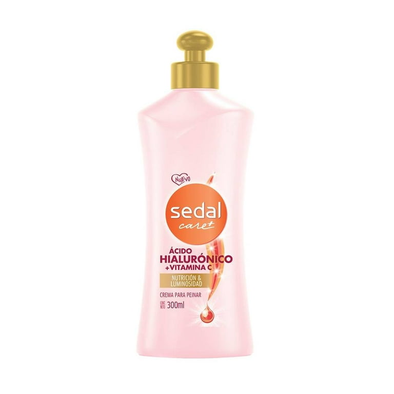 Sedal Care+ Ácido Hialurónico + Vitamina C Crema Para Peinar, 300ml