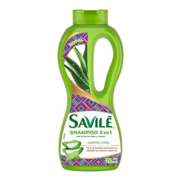 Champú Savilé 2 en 1 Nopal Control Caída 730 mL / Champú Savilé 2 en 1 Nopal Control Caída 730mL