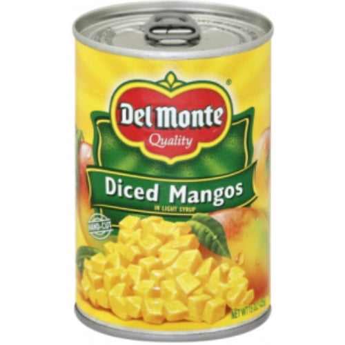 Mangos cortados en cubitos Del Monte, 15 oz.
