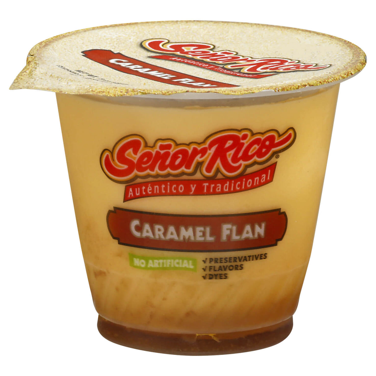 Senior Rico Caramel Flan 8 oz (227 g) / Senior Rico Flan de Caramelo 8 oz (227 g)