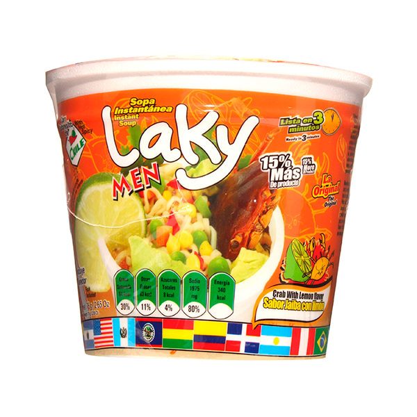 Laky Sopa de Jaiba y Limón 75 gr./Laky Sopa de Cangrejo y Limón
