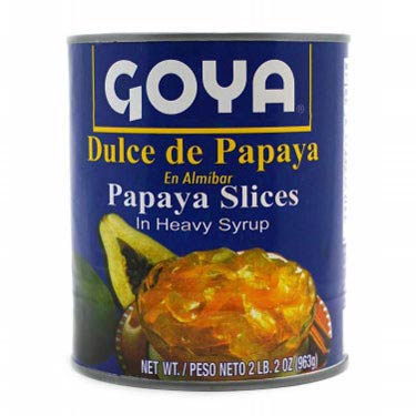 Goya Papaya Rebanadas en Almíbar / Goya Papaya en Rodajas en Almibar 34 OZ