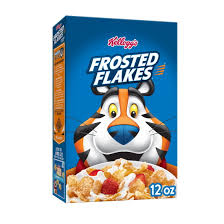 Kellogg's Frosted Flakes - 12oz / Copos de maíz azucarados Kellogg's - 12 oz.