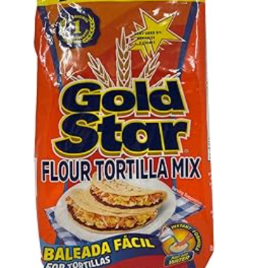 Mezcla para tortillas de harina Gold Star, 1 libra
